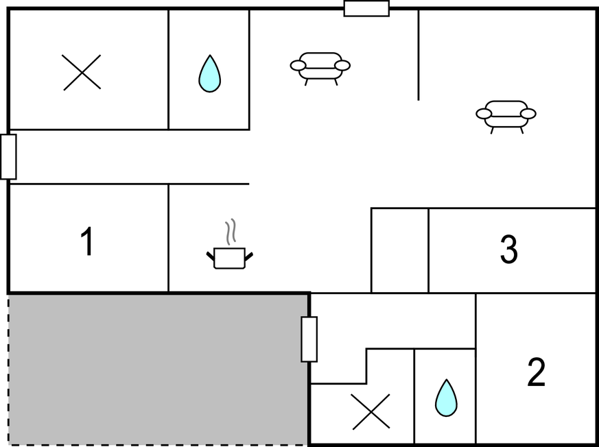 Feriehuse - Diernæs , Danmark - G52059 