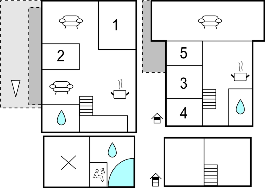 Feriehuse - Tårup Strand , Danmark - G53500 