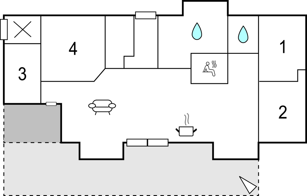 Ferienhaus - Hasle , Dänemark - H0028 