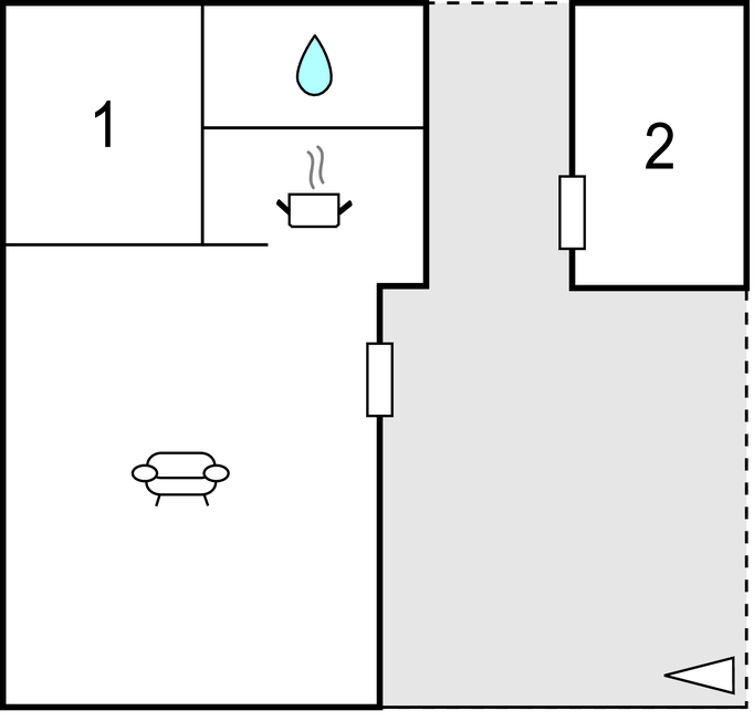 Ferienhaus - Rø , Dänemark - H0072 