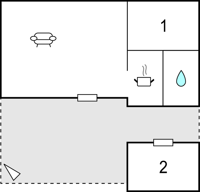 Feriehus - Rø , Danmark - H0084 