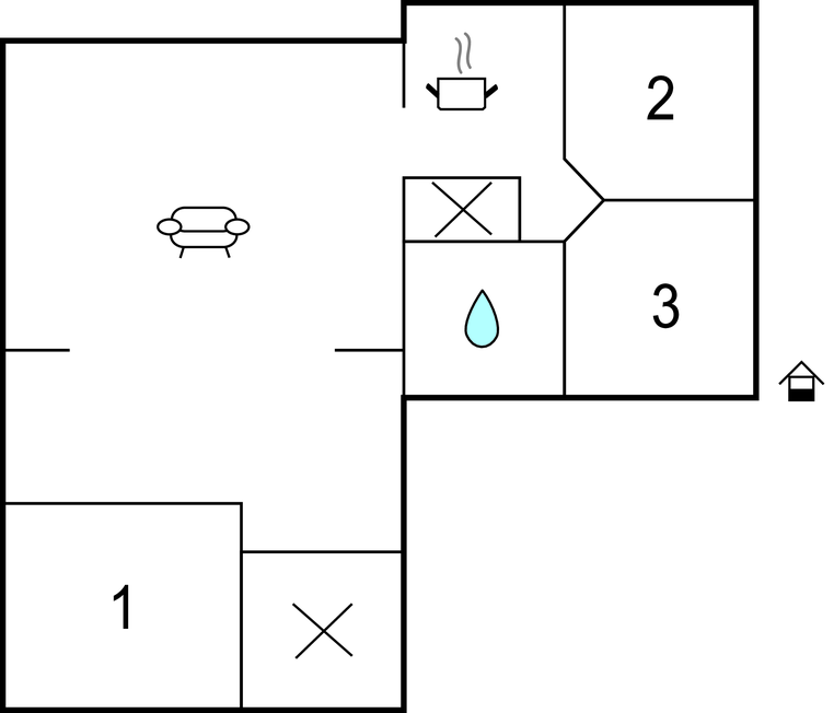 Feriehuse - Tzummarum , Holland - HFR087 