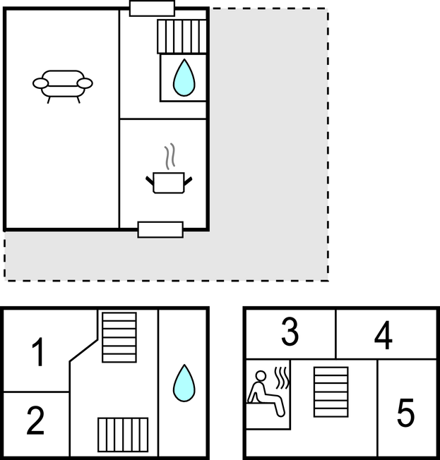 Semesterhus - Bergen aan Zee , Nederländerna - HNH523 