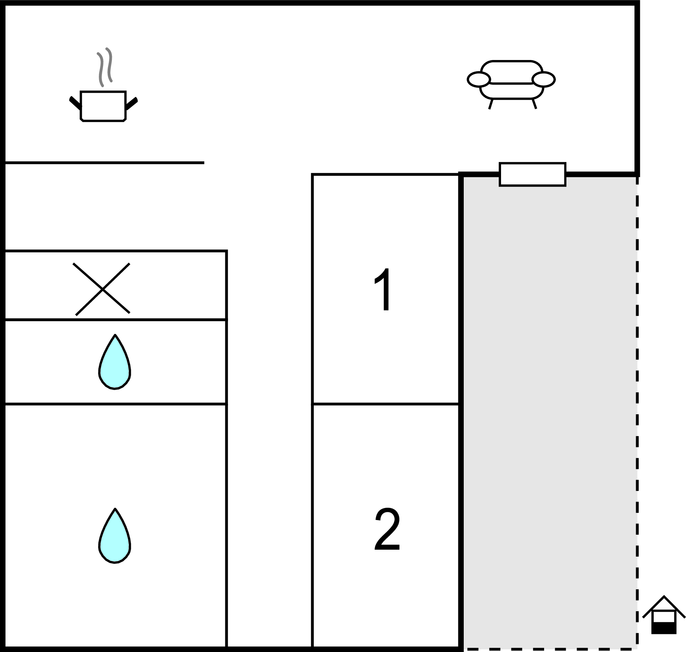 Ferienwohnung - Bergen aan Zee , Niederlande - HNH582 