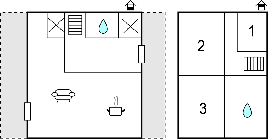 Feriehuse - Den Oever , Holland - HNH335 
