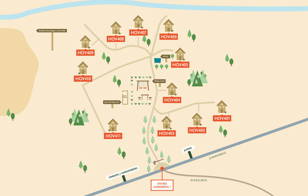 Feriehuse - Ommen , Holland - HOV406 39