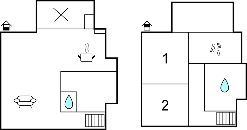 Ferienhaus Bodelaeke-Rietburg Wellness 4p