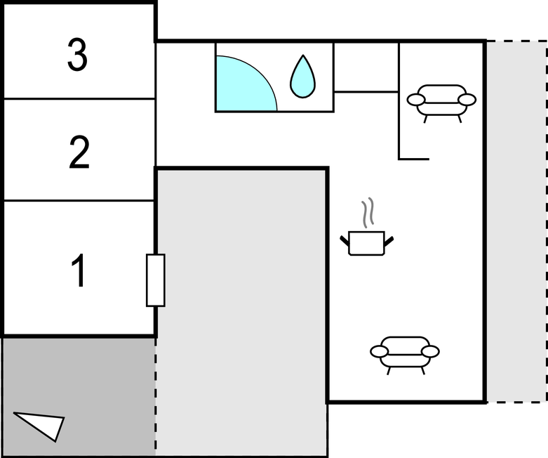 Semesterhus - Dueodde , Danmark - I51865 