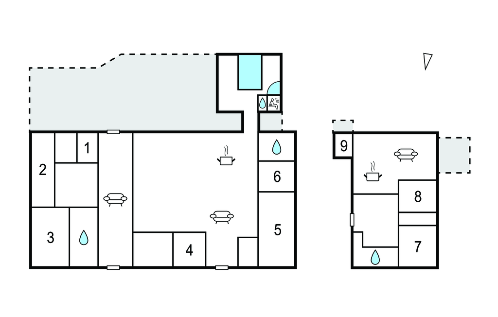 Feriehuse - Aakirkeby , Danmark - I52224 