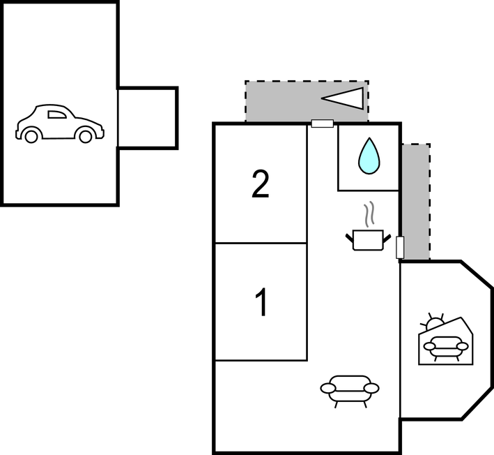 Ferienhaus - Arnager , Dänemark - I53556 