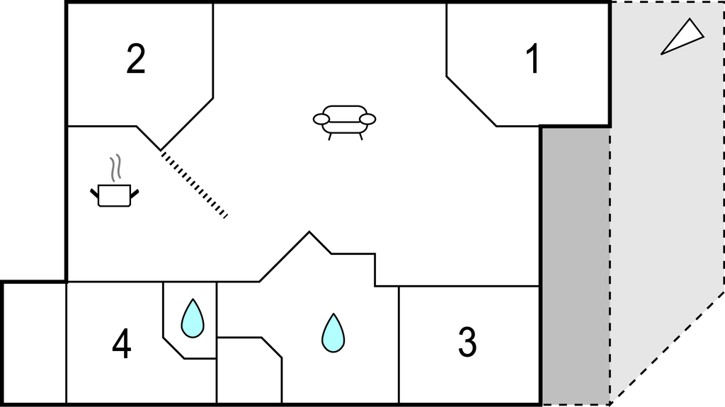 Ferienhaus - Hasle , Dänemark - I55377 