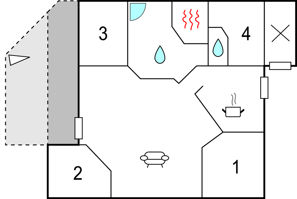 Feriehuse - Hasle , Danmark - I55414 