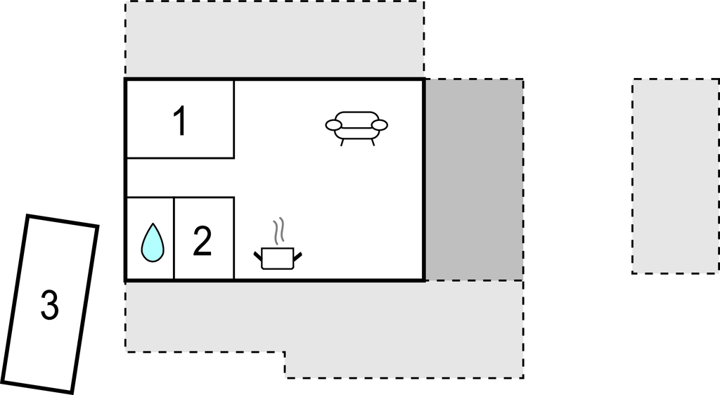 Semesterhus - Gudhjem , Danmark - I57025 