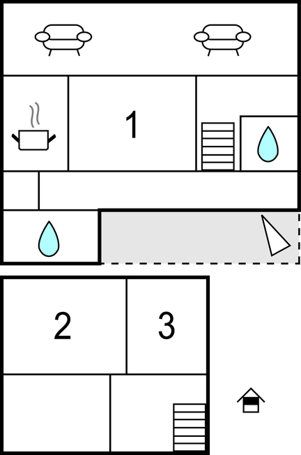 Feriehuse - Gudhjem , Danmark - I57154 