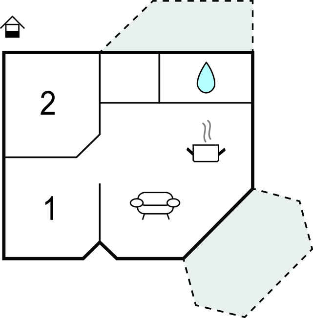 Ferienwohnung - Gudhjem , Dänemark - I59929 