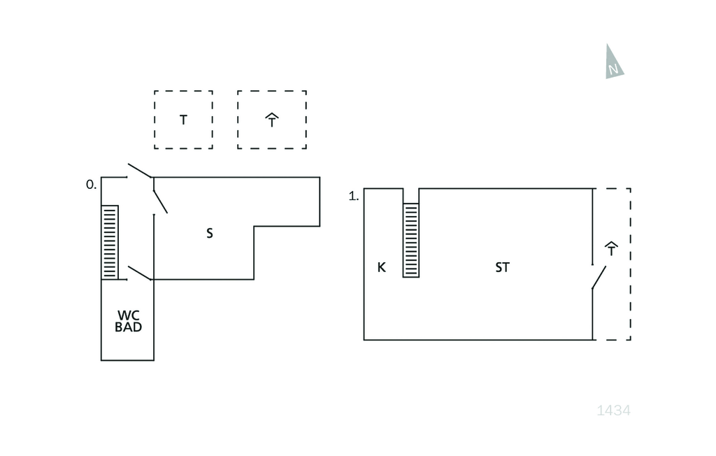 Lejlighed - Østermarie , Danmark - I61434 