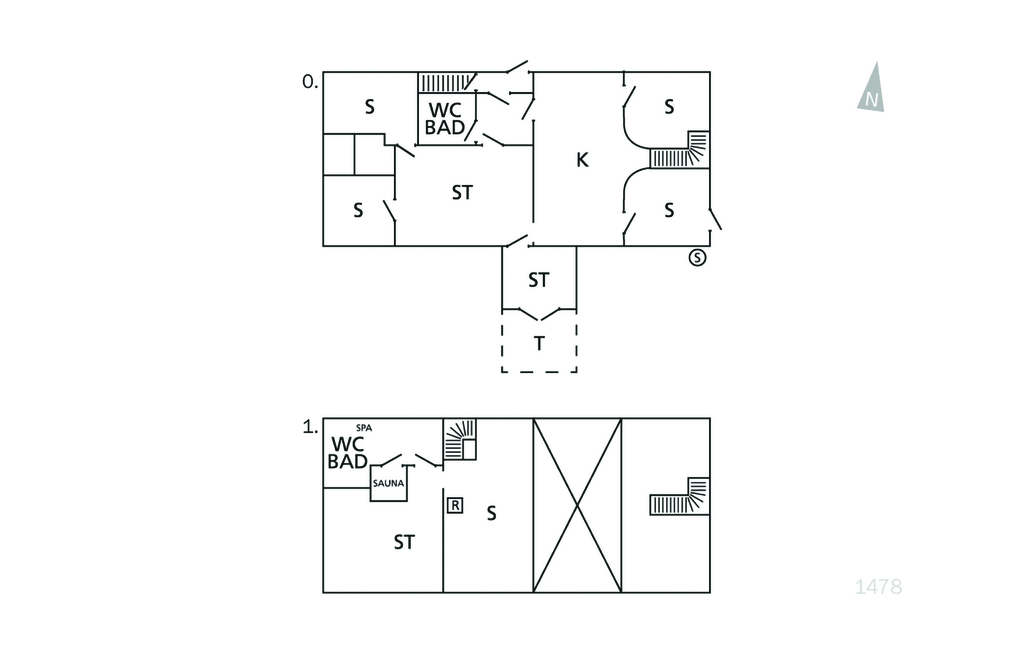 Ferienhaus - Bodilsker , Dänemark - I61478 