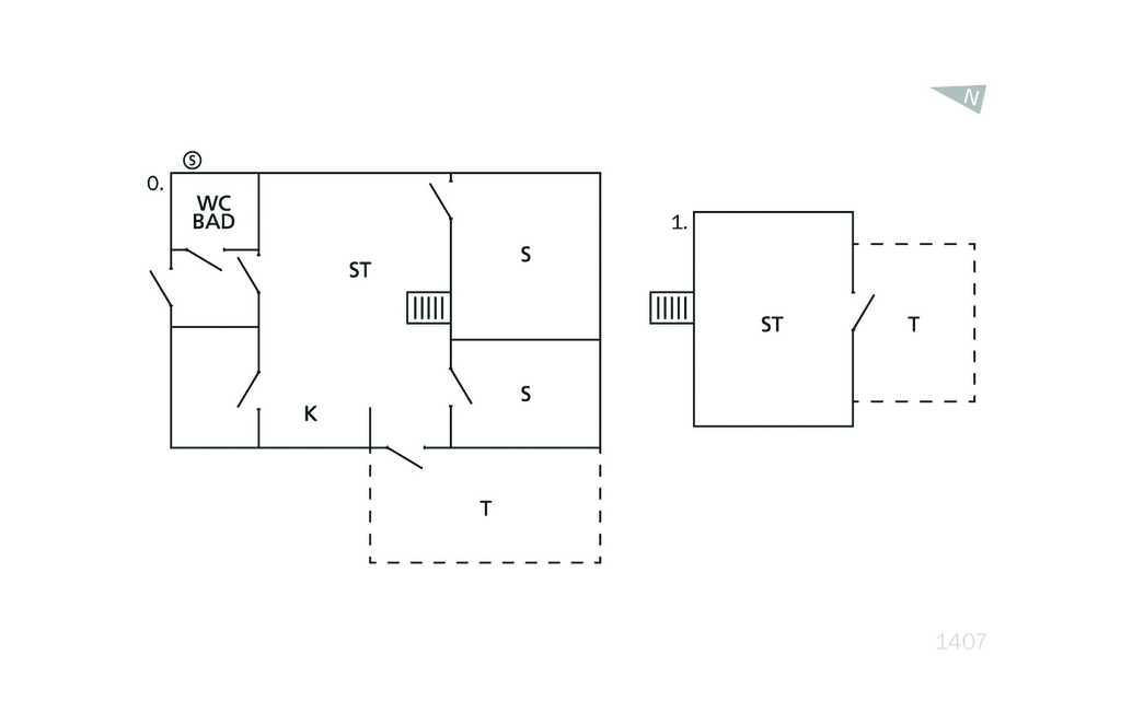 Ferienhaus - Olsker , Dänemark - I61407 