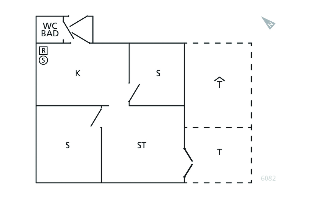 Ferieleilighet - Gudhjem , Danmark - I66082 
