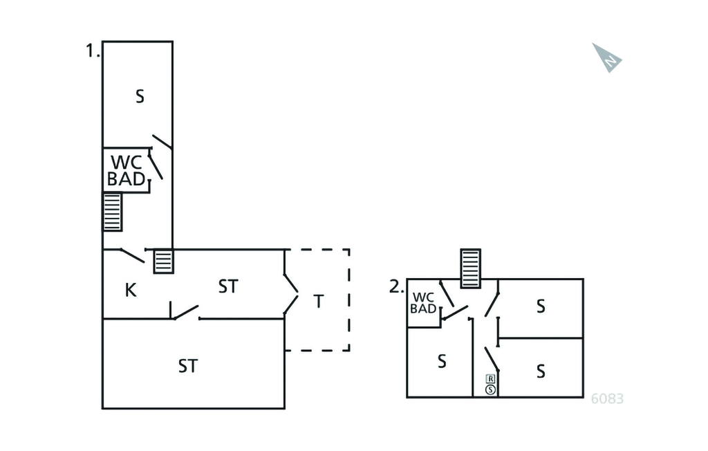 Ferieleilighet - Gudhjem , Danmark - I66083 
