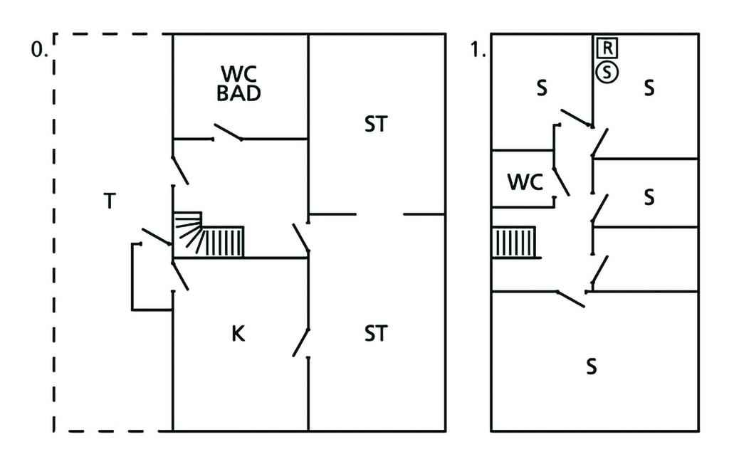 Feriehus - Gudhjem , Danmark - I66058 