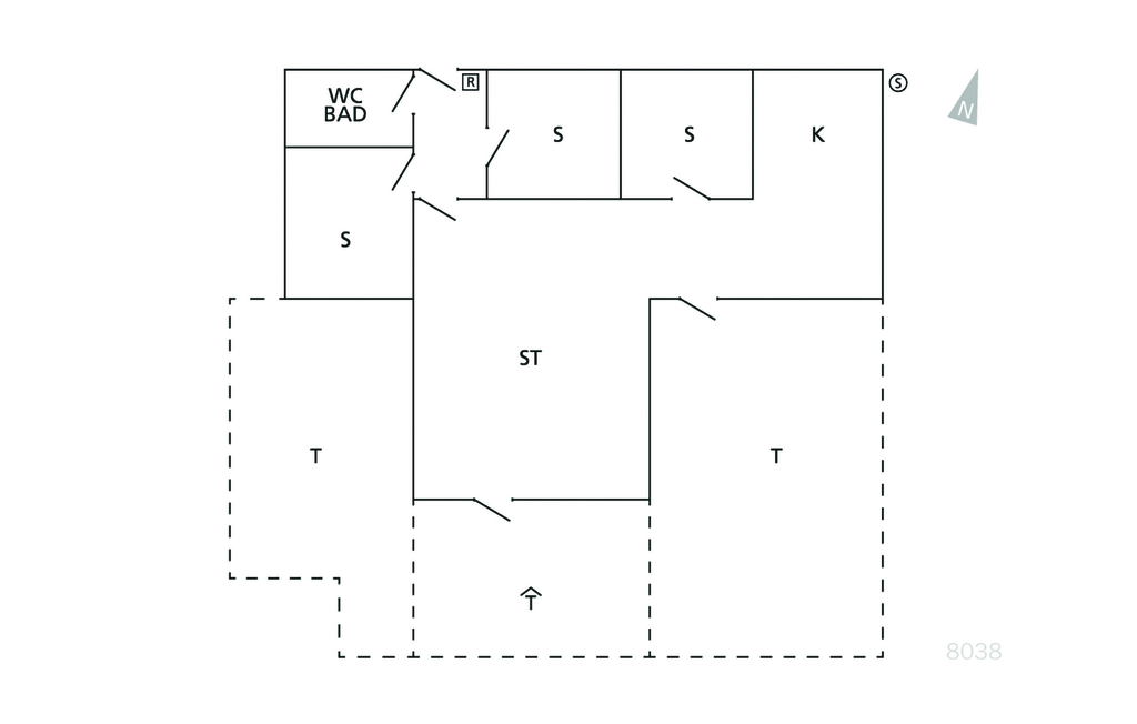 Ferienhaus - Sandvig , Dänemark - I68038 