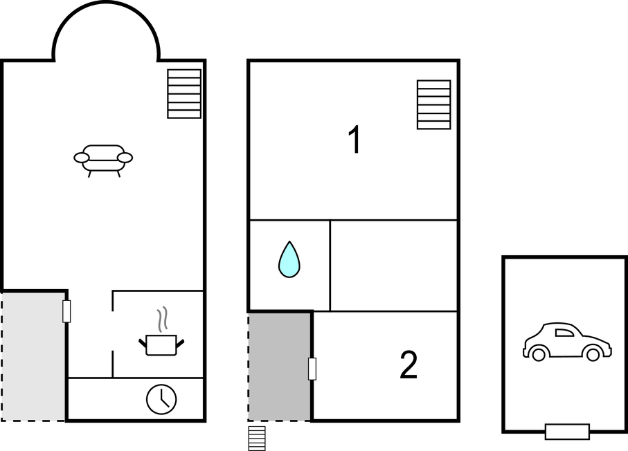 Feriehuse - Mel , Italien - IDD297 