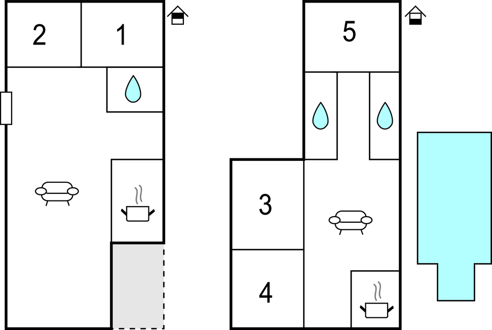 Ferienhaeuser - Capaccio, Paestum , Italien - IKC653 