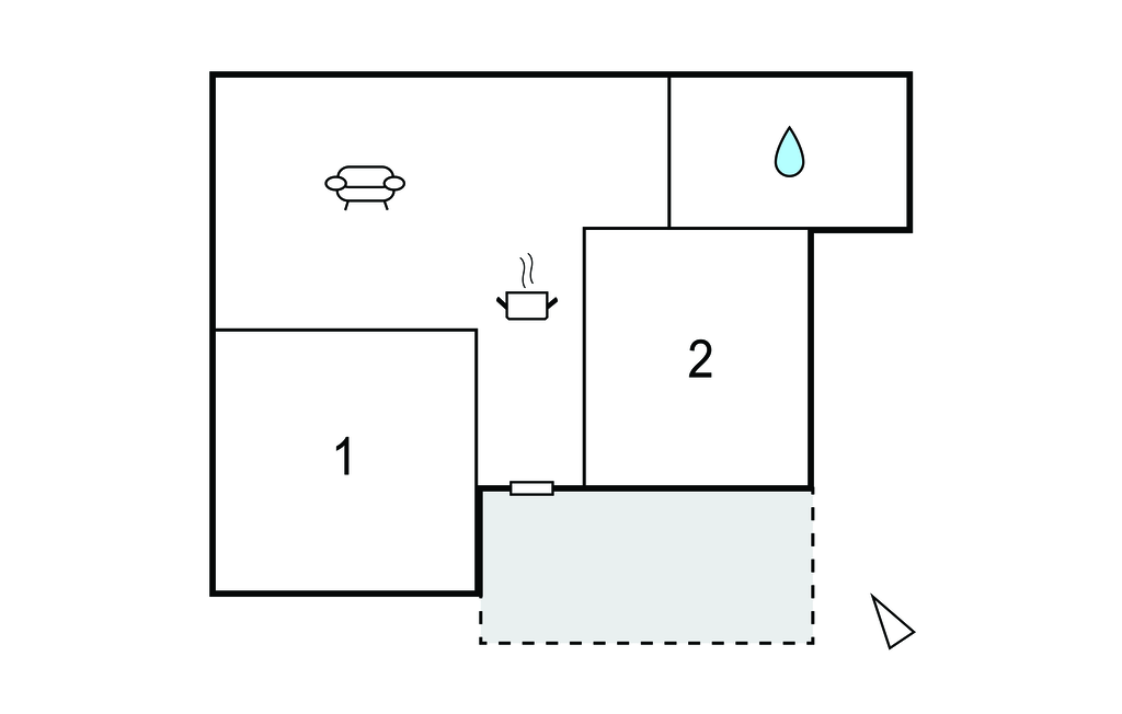 Lejlighed - Ascea , Italien - IKC065 