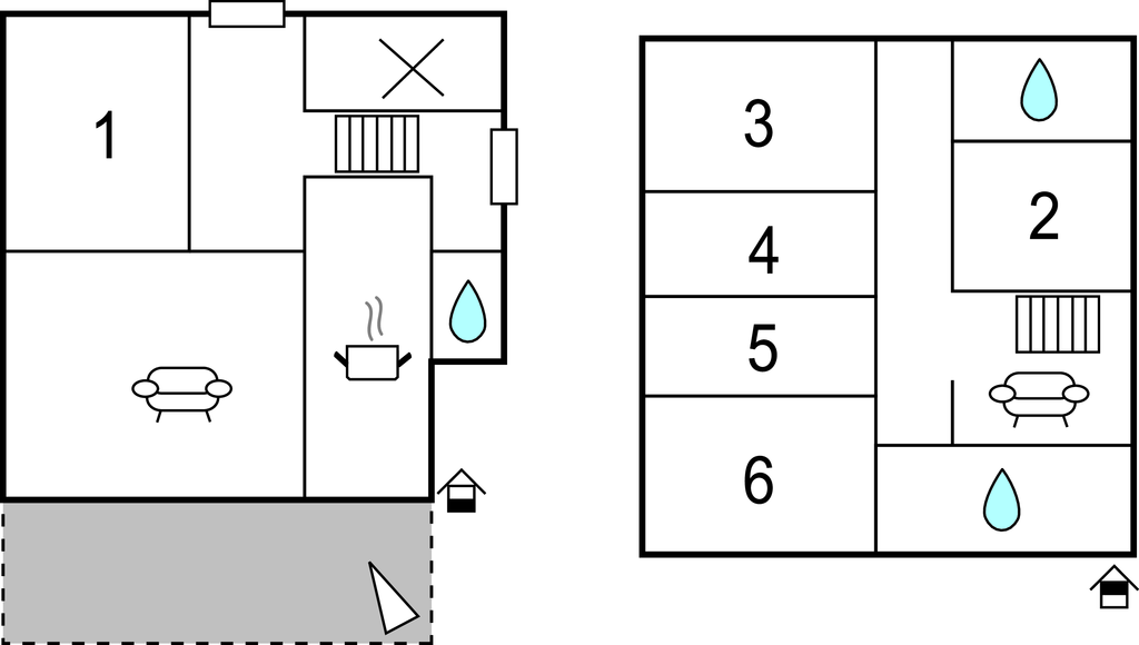 Feriehus - Bagnoregio , Italia - IRU102 