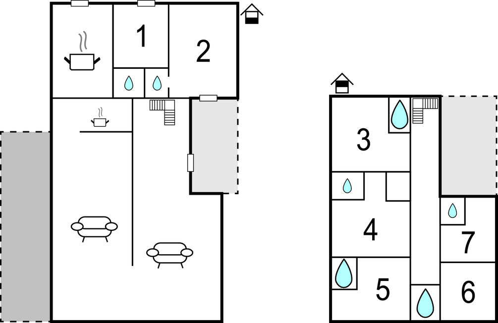 Feriehuse - Tuscania , Italien - IRU245 