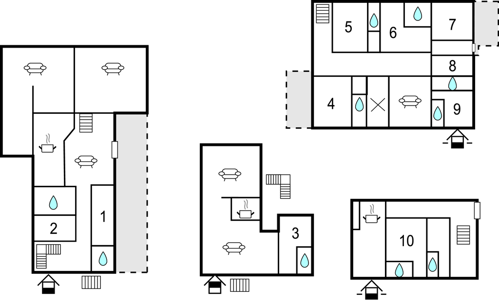 Feriehuse - Vitorchiano , Italien - IRU247 