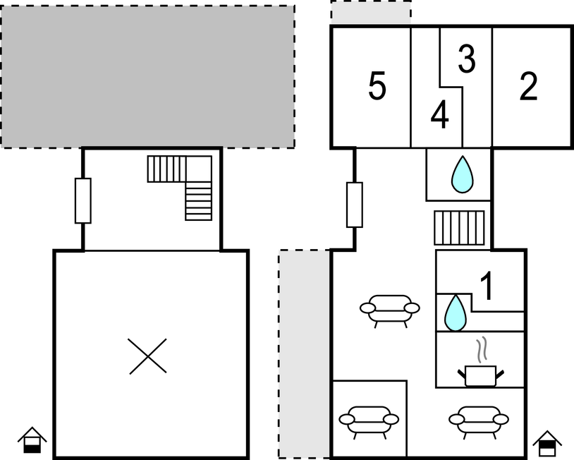 Feriehus - Canino , Italia - IRU389 