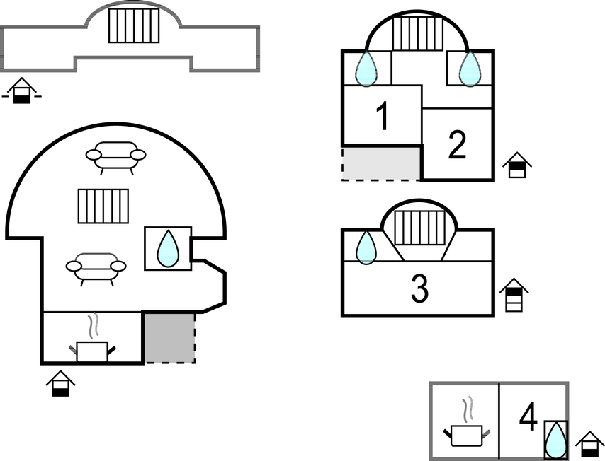 Feriehus - Corchiano , Italia - IRU487 