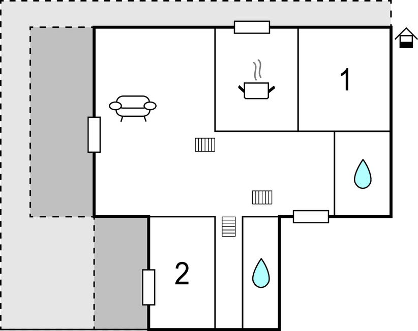 Ferienhaus - Costa Paradiso , Italien - ISD848