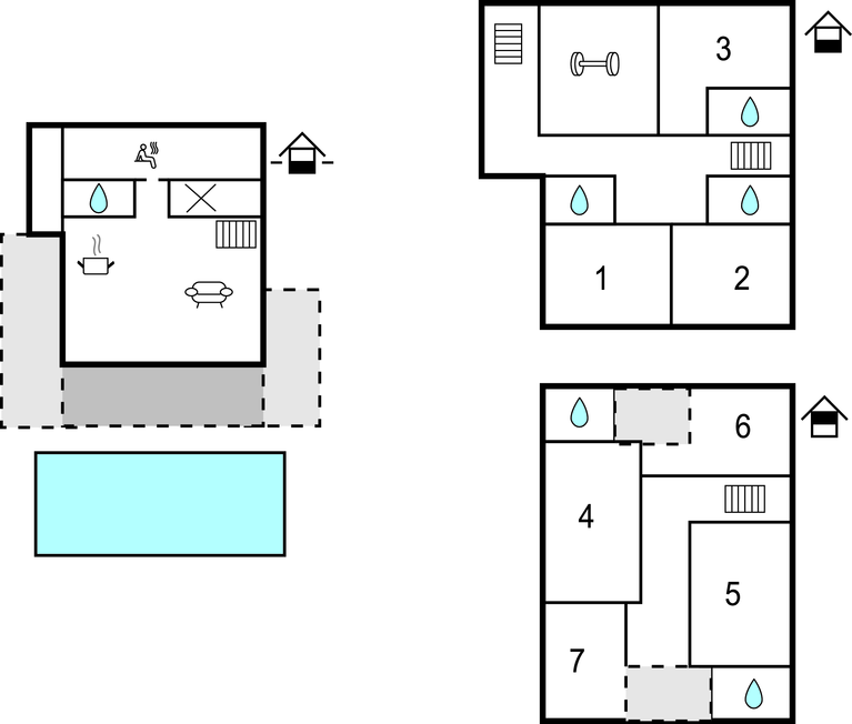 Ferienhaus - Trappeto , Italien - ISP260 