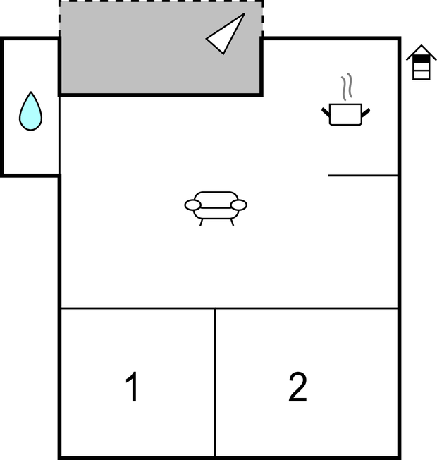 Ferienwohnung - Trappeto , Italien - ISP261 