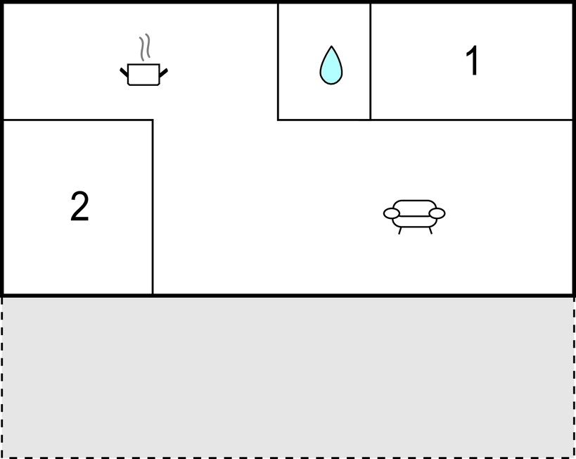 Location de vacances - Terrasini , Italie - ISP418 