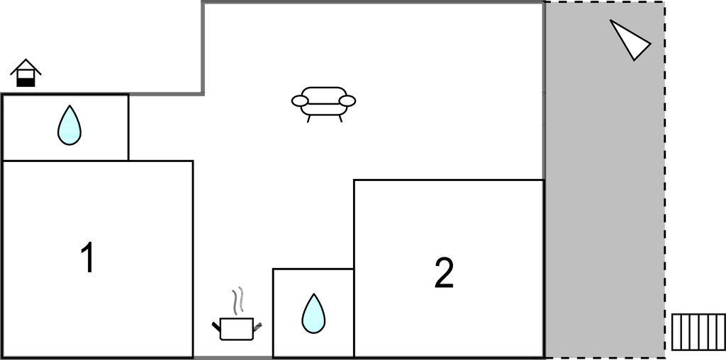 Ferienwohnung Anticheterme / Trilocale