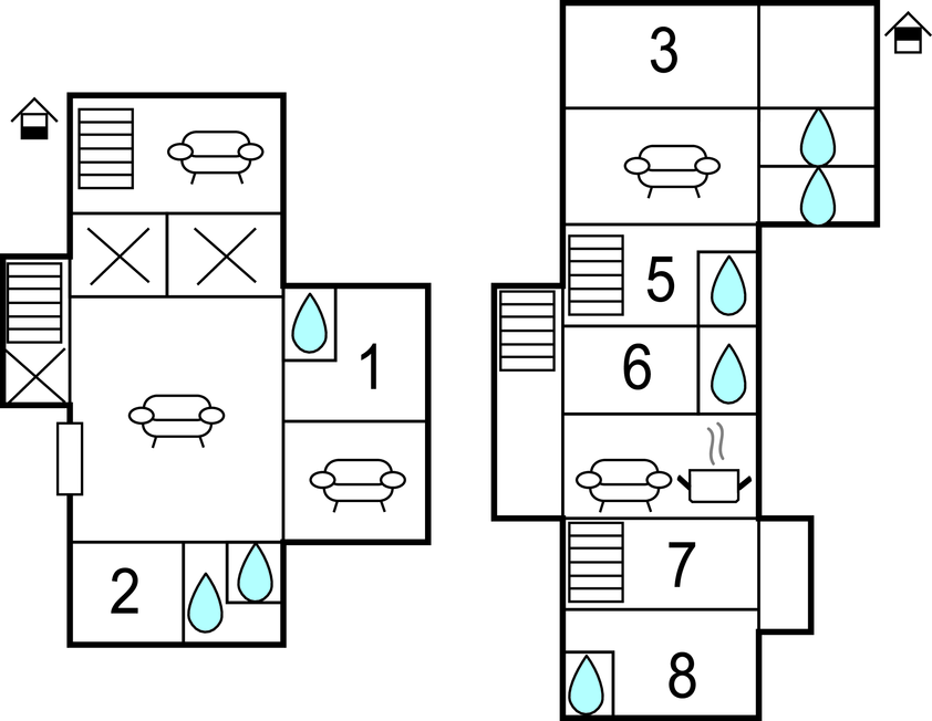 Feriehus - Cetona , Italia - ITS560 