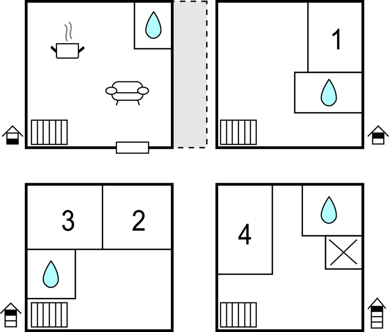 Feriehuse - Lido di Camaiore , Italien - ITV078 