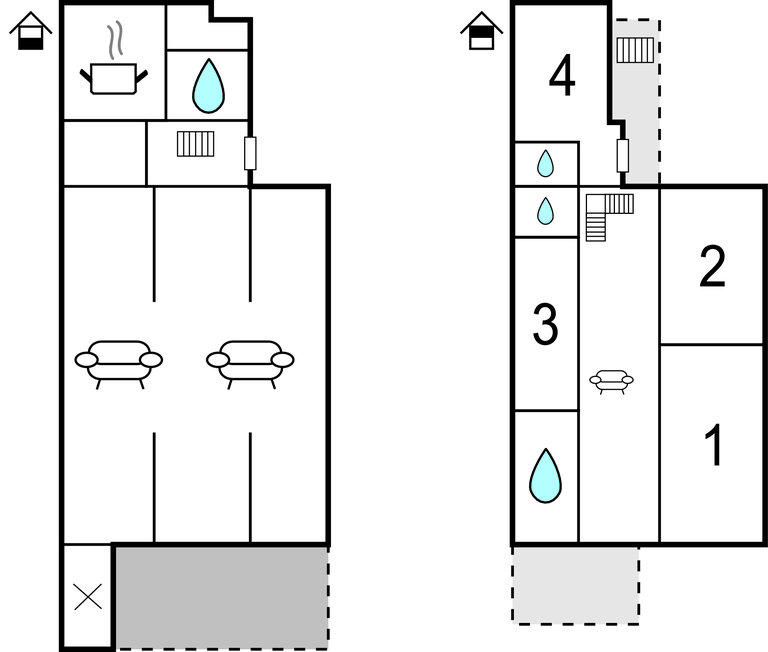 Feriehuse - Gualdo Cattaneo , Italien - IUP660 