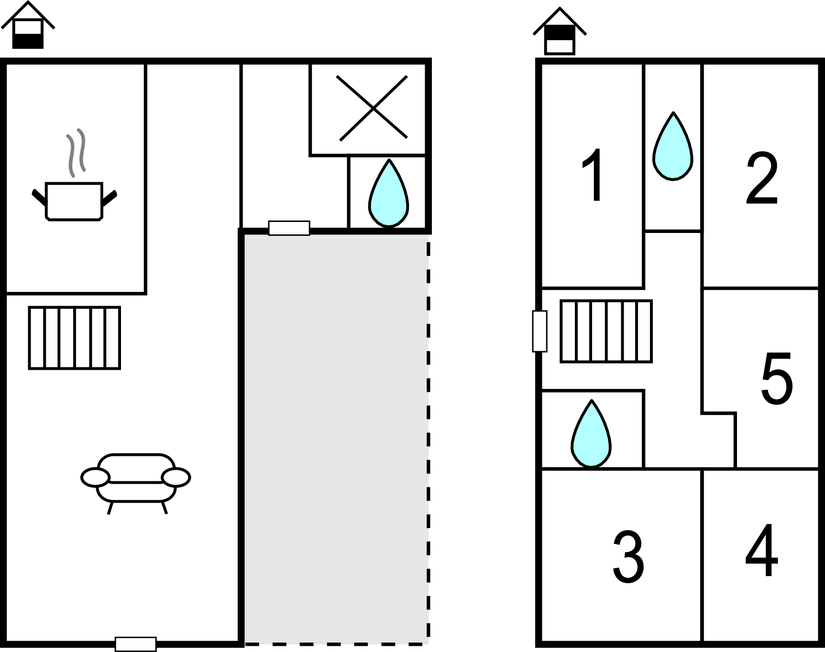 Feriehuse - Spoleto , Italien - IUS197 