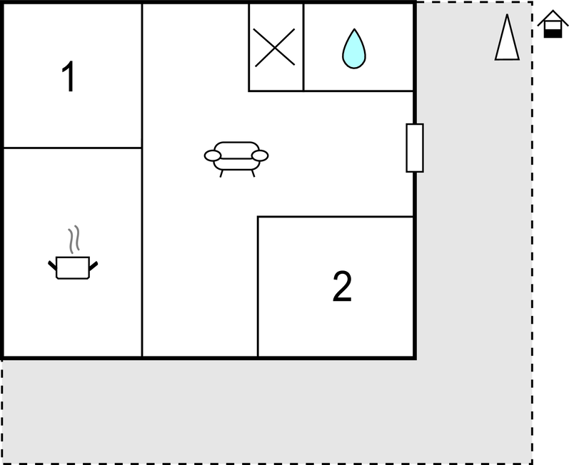 Domy wakacyjne - Narni , Włochy - IUS003 