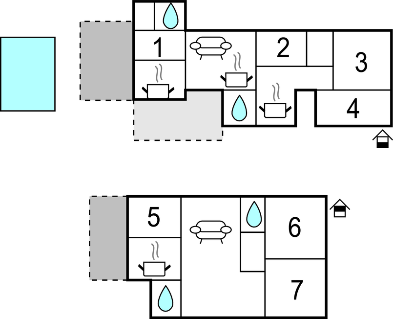Feriehuse - Castiglione del Lago , Italien - IUT159 