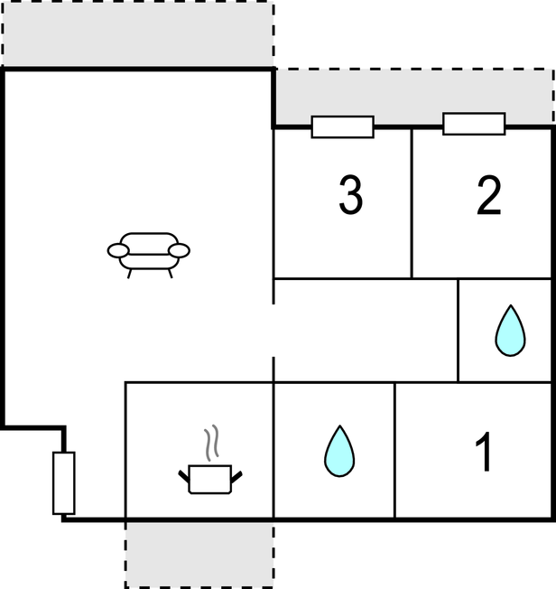 Ferienwohnung - Bibione , Italien - IVK584 