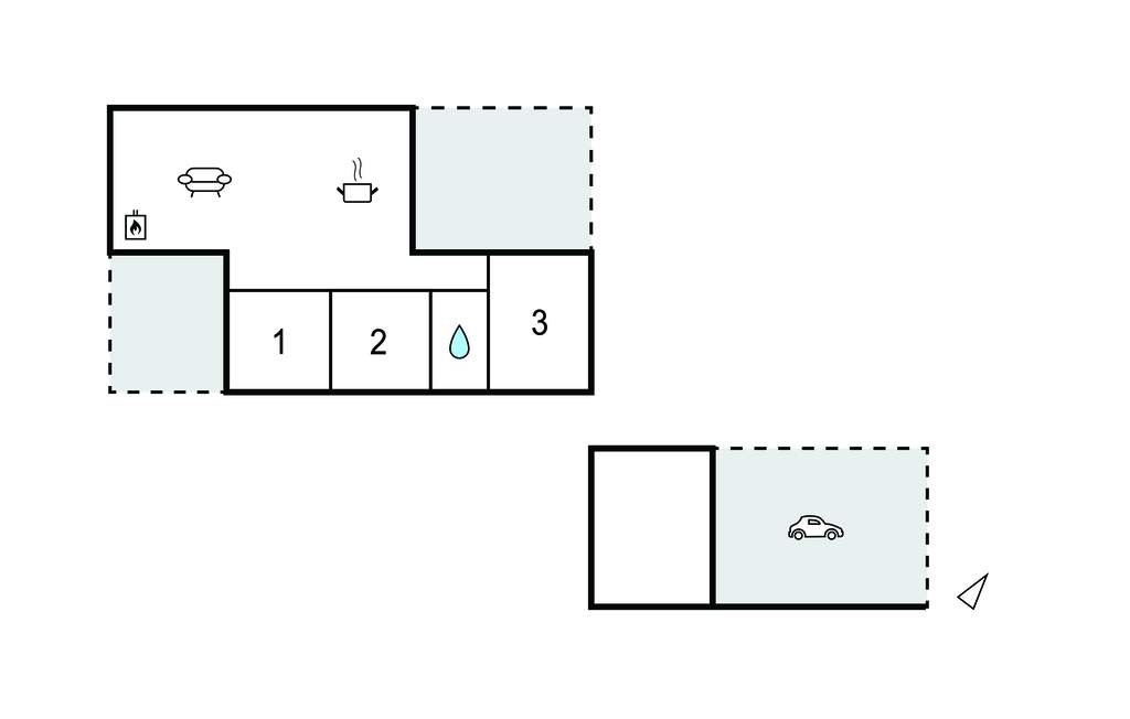 Feriehuse - Sortsø , Danmark - K05310 