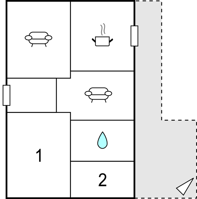 Feriehuse - Nysted , Danmark - K10103 