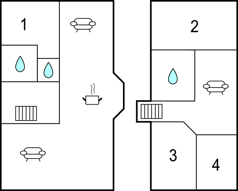 Ferienhaus - Lilleø strand , Dänemark - K10113 