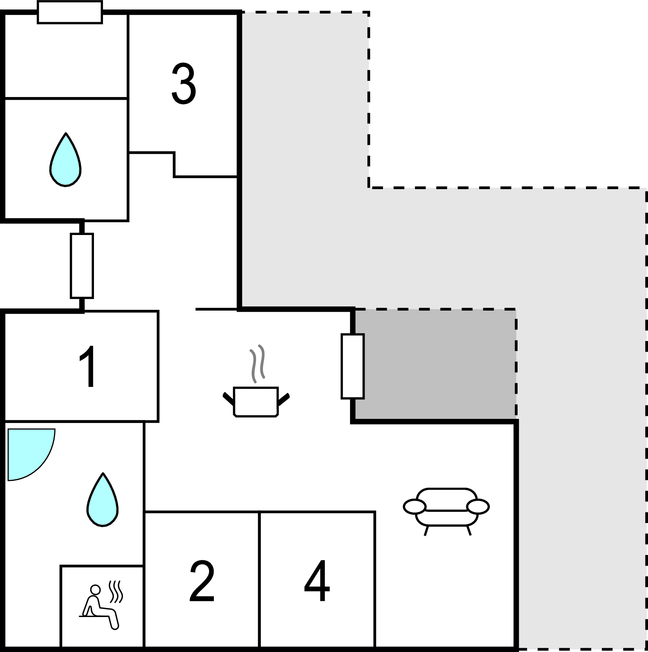 Feriehuse - Nysted , Danmark - K10130 